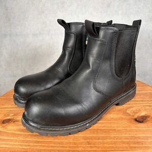 Kodiak Bralorne Chelsea Boots Womens 7.5 Black Good Composite Safety Toe